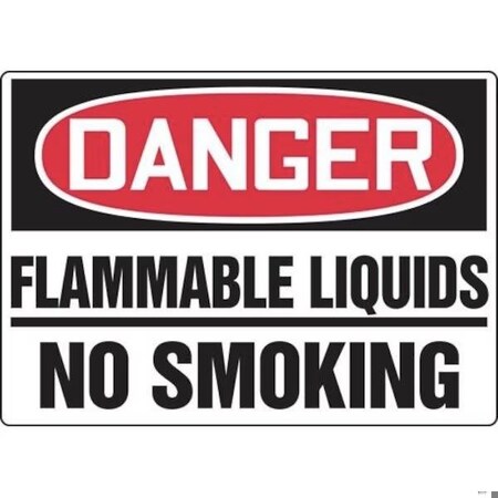 Accuform OSHA DANGER SAFETY SIGN FLAMMABLE MCHL078XL MCHL078XL